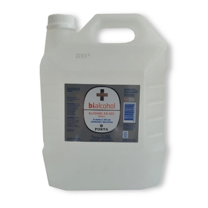 Alcohol en gel Porta x 5lts