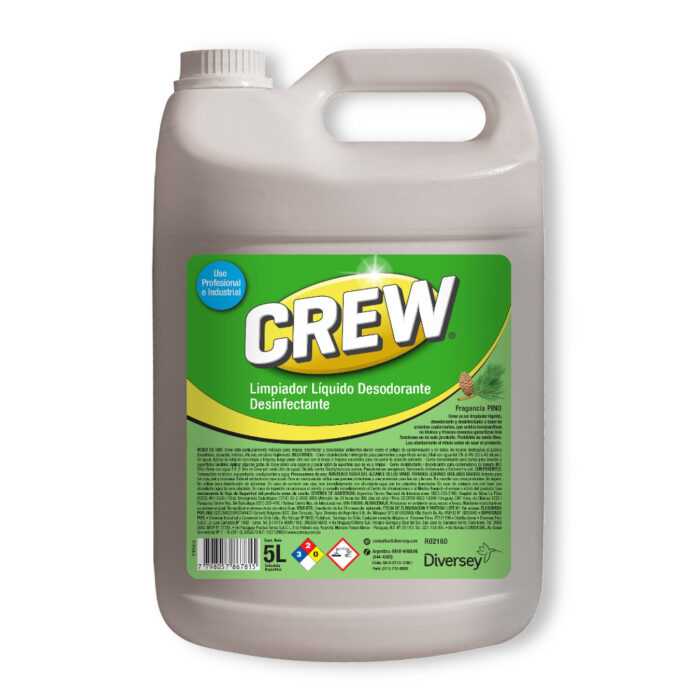 Crew limpiador desinfectante x 5lts