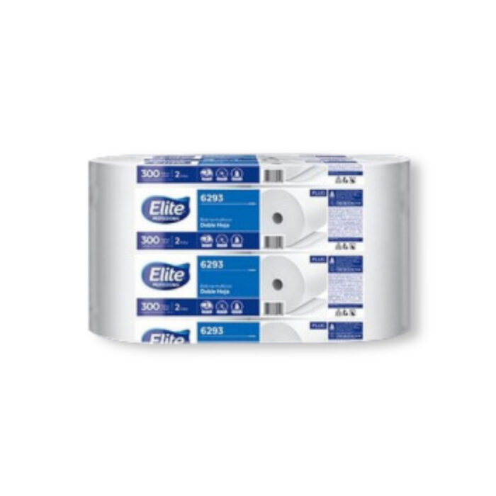 Toalla Bobina Elite Blanca x 300 mt.