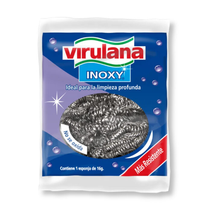 Esponja metalica simil plata Virulana
