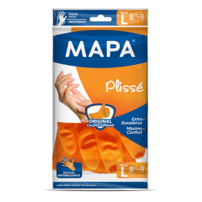 Guantes Mapa Plissé L