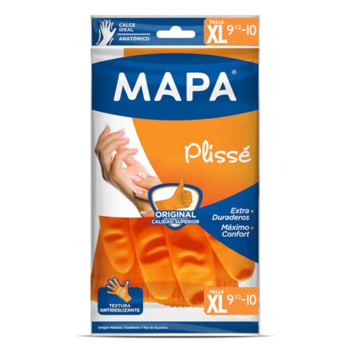 Guantes Mapa Plissé XL