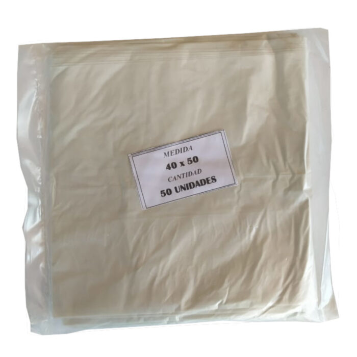 Bolsas de residuo 40cm x 50cm x 50u. Blanca