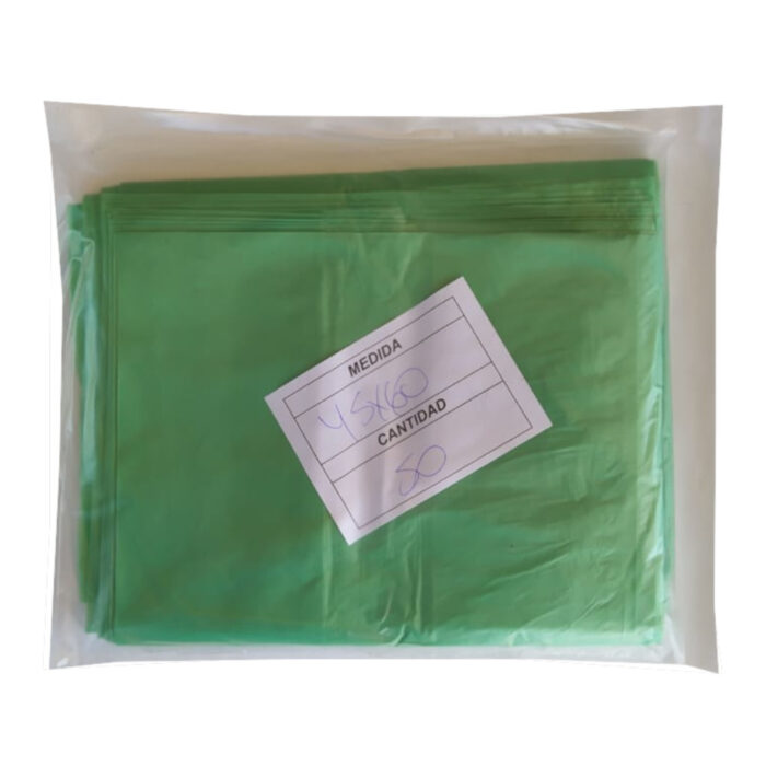Bolsas de residuo 45cm x 60cm x 50u. Verdes