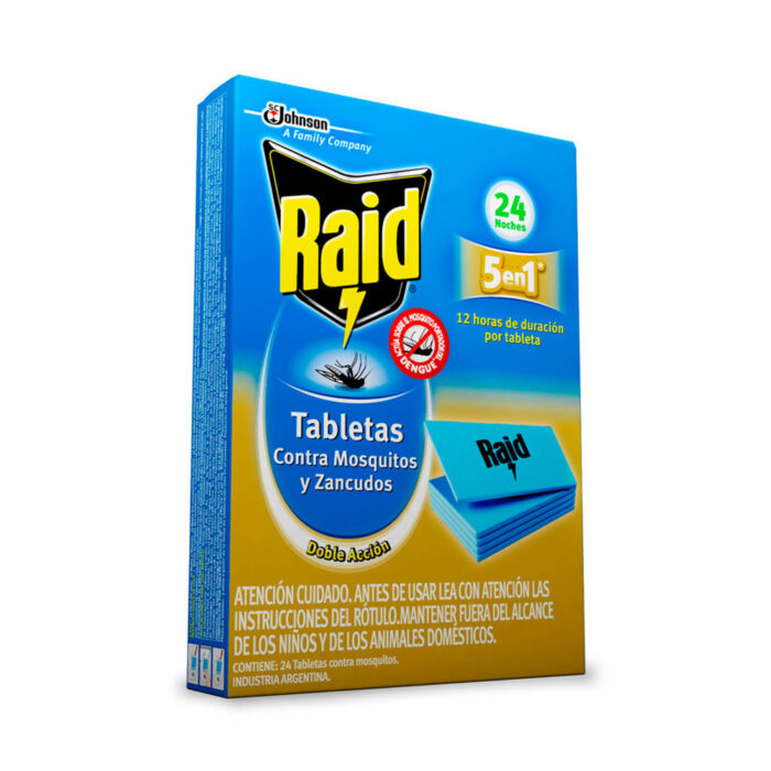 Raid Tabletas electricas x 24u.