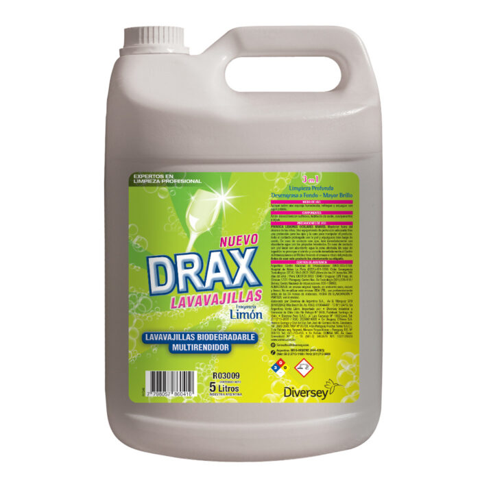 Drax Lavavajillas Limon x 5lts