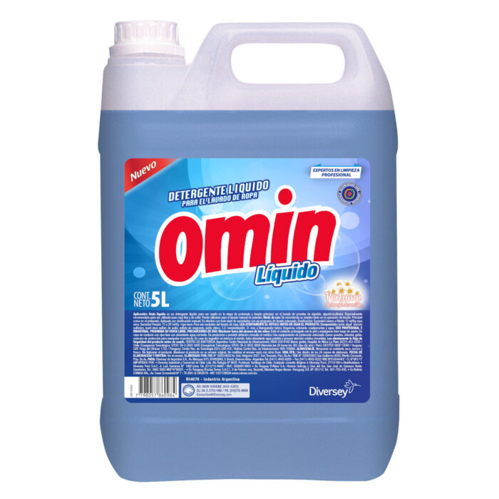 Omin Liquido jabon p/prendas x 5lts