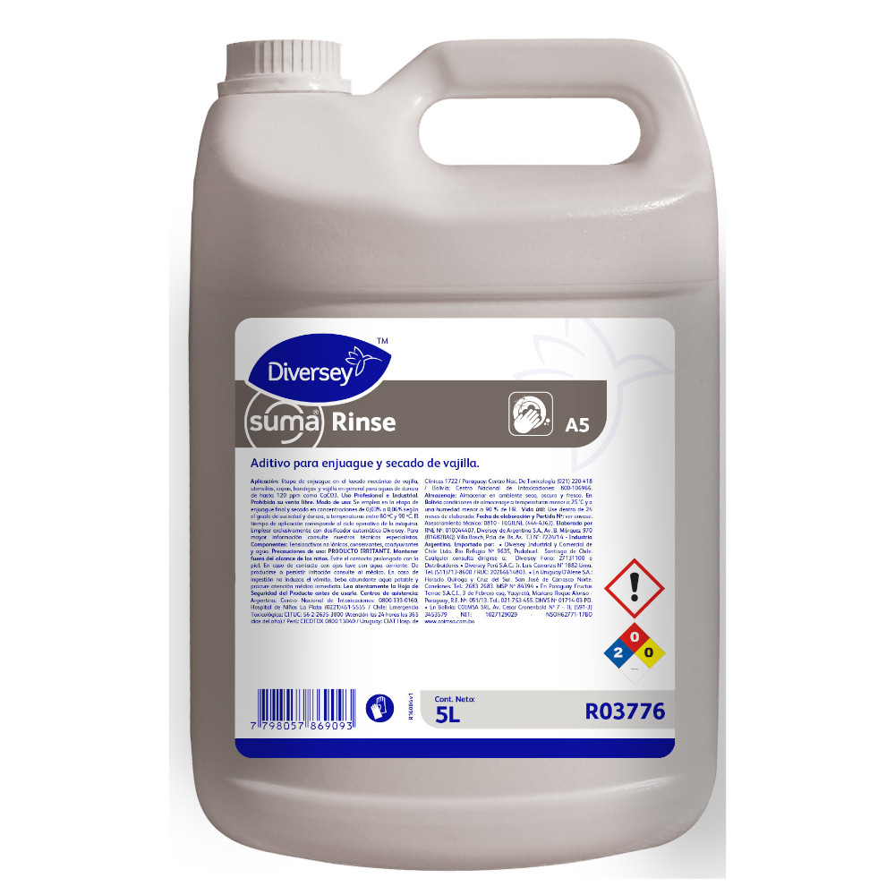 Suma Rinse A5 Abrillantador x 5lts