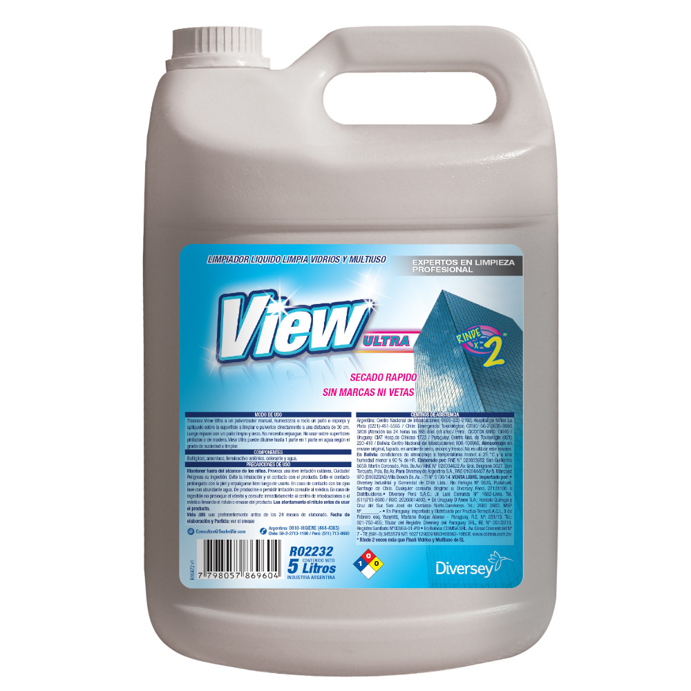View Ultra Limpiavidrios x 5lts