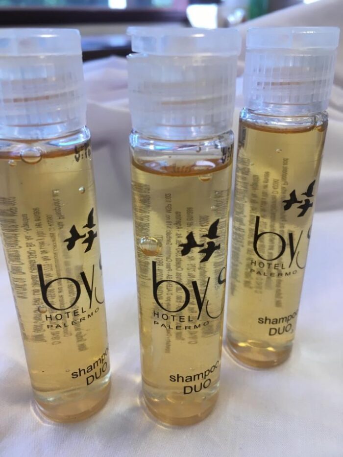 Shampoo, Acondicionador, Shampoo Duo Frasco 30cc Cilindrico c/logo personalizado